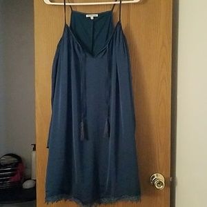 NWT Cold Shoulder Silky Dress